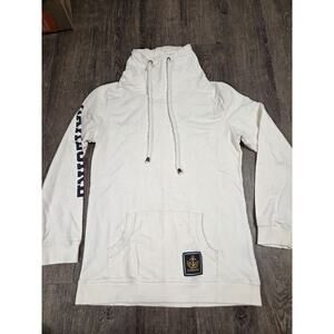 LakeGirl Cream Mock Neck Sweatshirt Pullover Cream Ivory Size Small